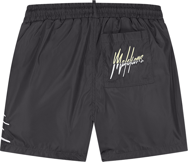 Malelions Malelions Split Swim Shorts Grijs