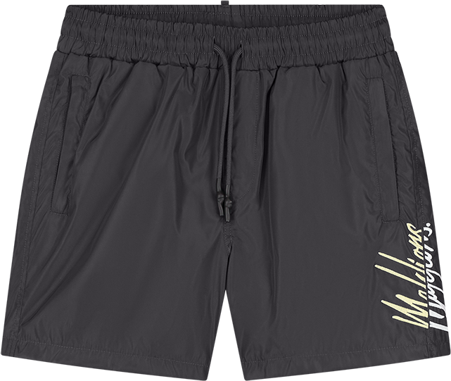 Malelions Malelions Split Swim Shorts Grijs