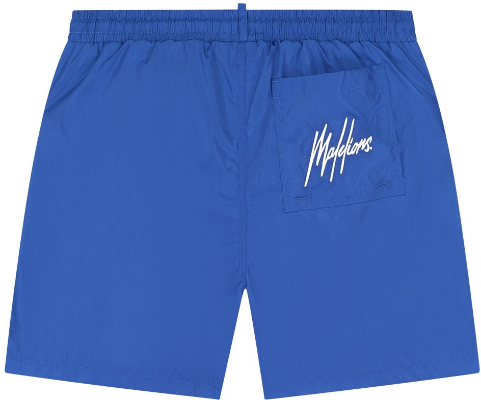 Malelions Malelions Men Captain Swim Shorts Blauw