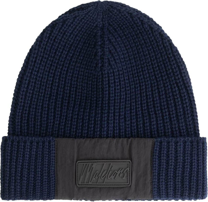 Malelions Men Nylon Beanie Blauw