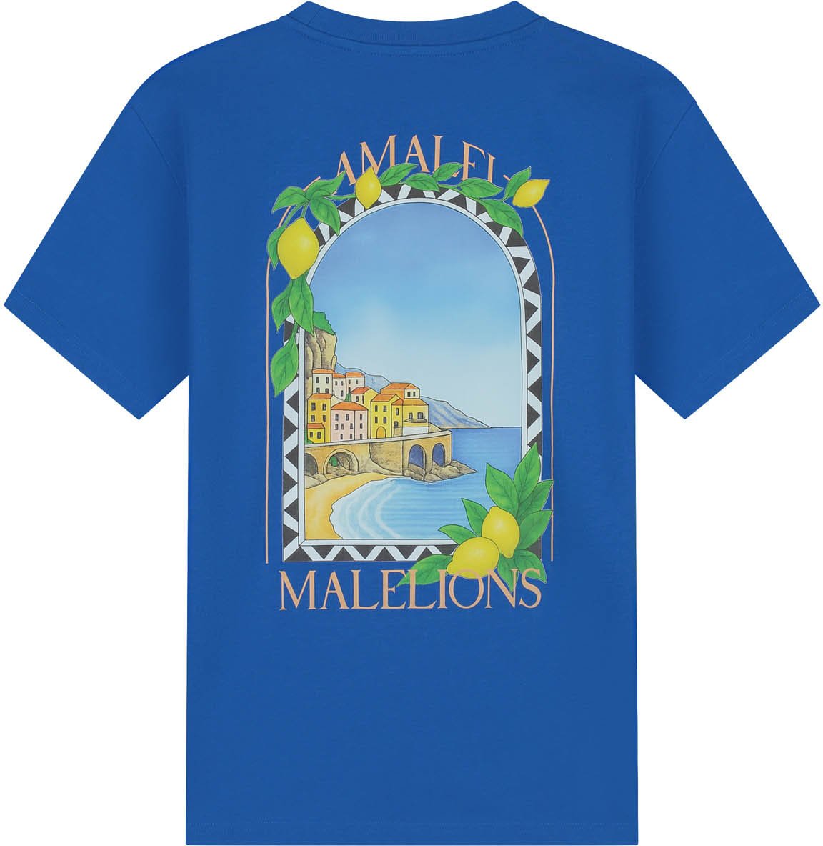 Malelions Men Amalfi Window T-Shirt Blauw