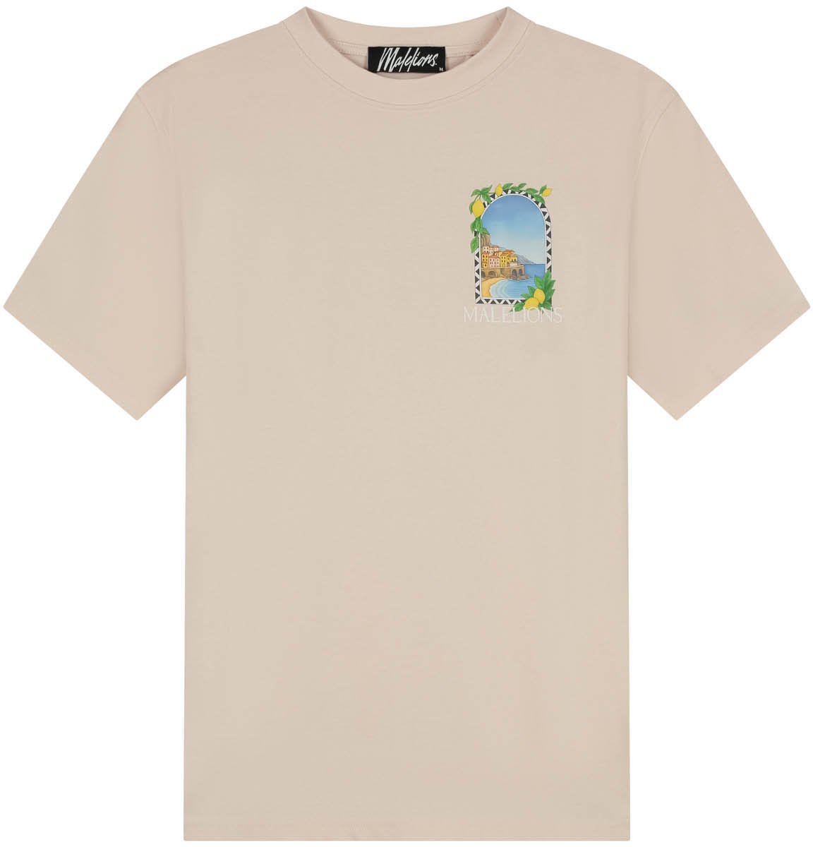 Malelions Men Amalfi Window T-Shirt Roze