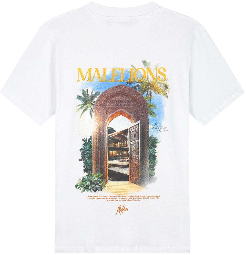 Malelions Men Amazon T-Shirt Wit