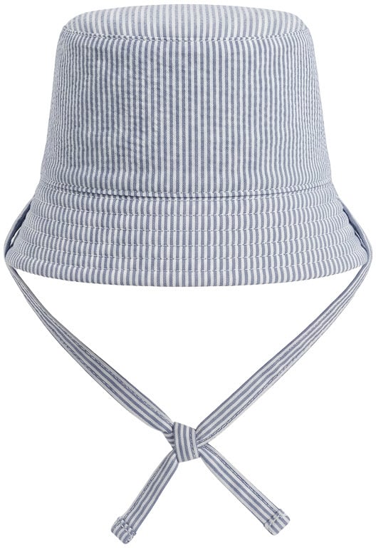 Malelions Baby Seersucker Bucket Hat Blauw
