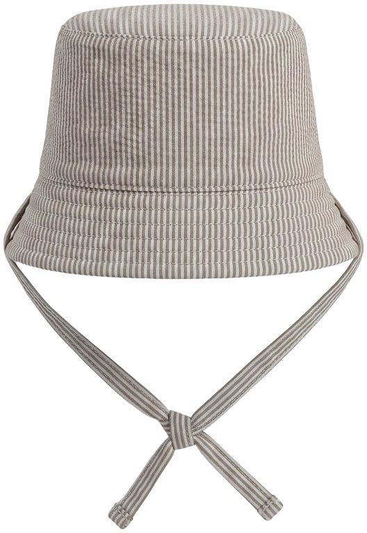 Malelions Baby Seersucker Bucket Hat Bruin