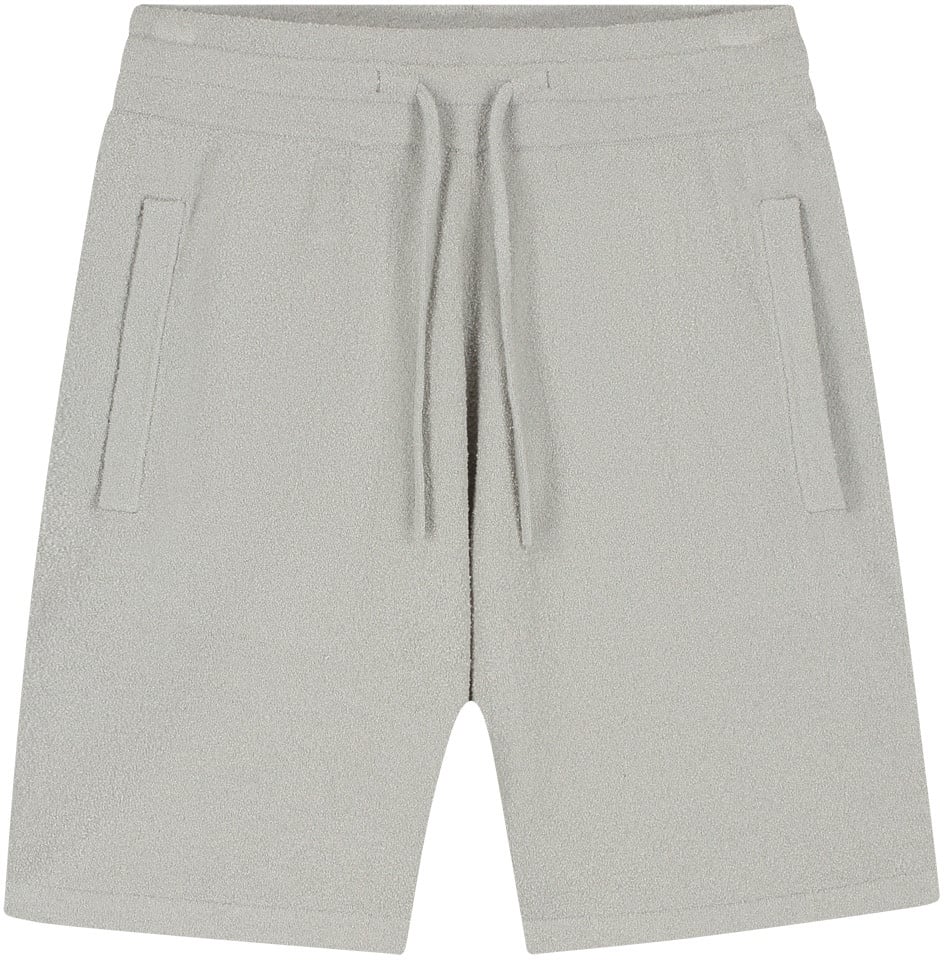 Malelions Malelions Men Bouclé Shorts Grijs