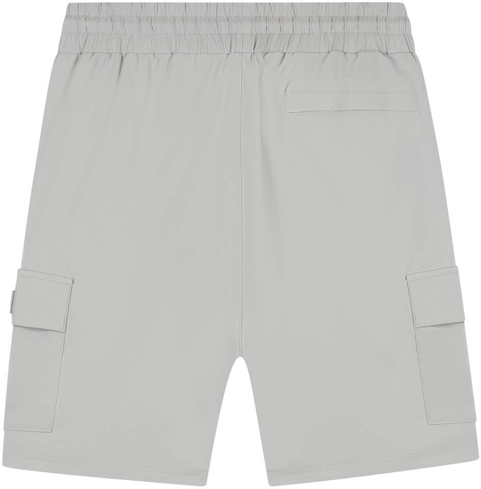 Malelions Malelions Men Capri Cargo Shorts Grijs