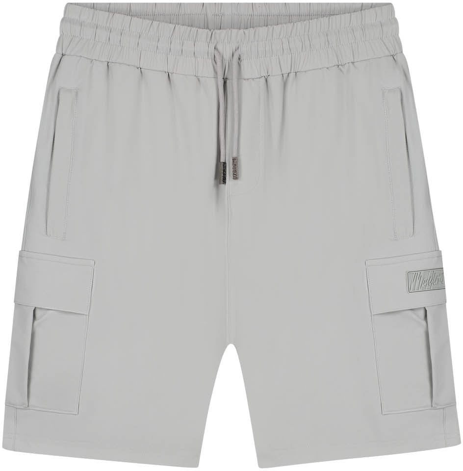 Malelions Malelions Men Capri Cargo Shorts Grijs
