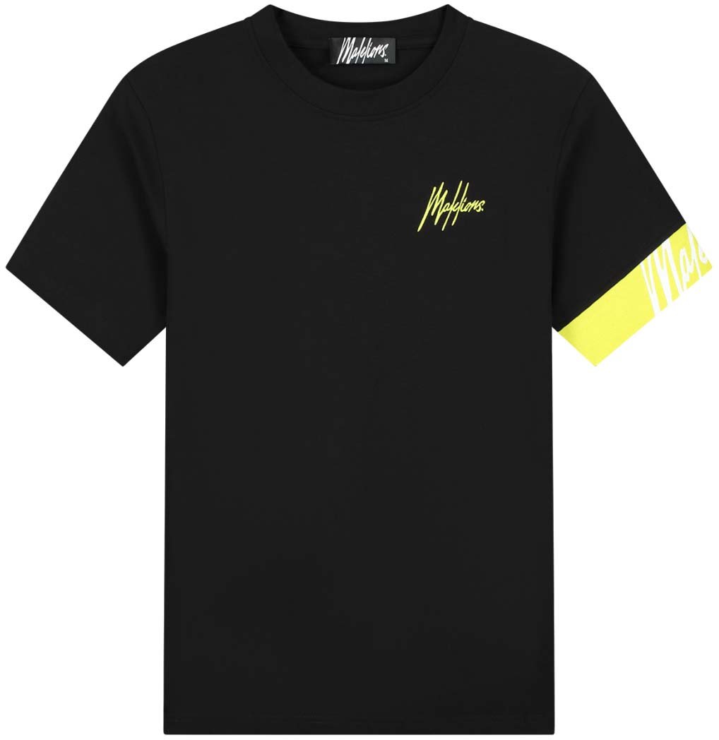 Malelions Men Captain T-Shirt 2.0 Zwart