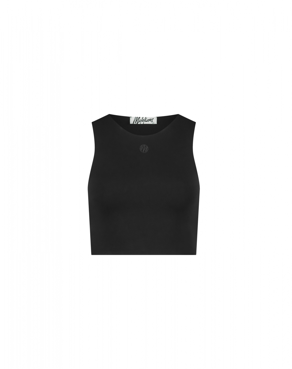 Malelions Malelions Women Motif Crop Top Zwart