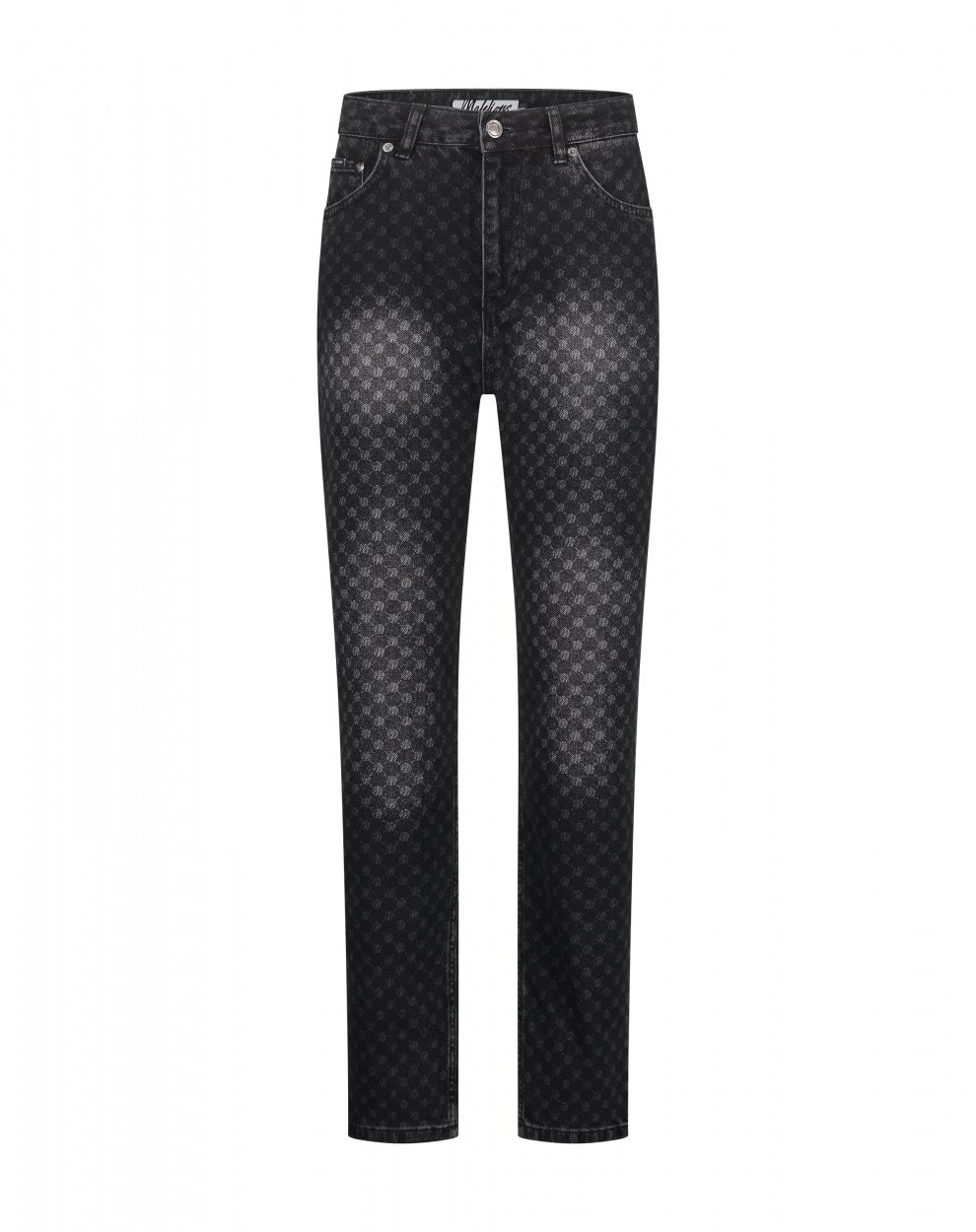 Malelions Malelions Women Monogram Jeans Zwart