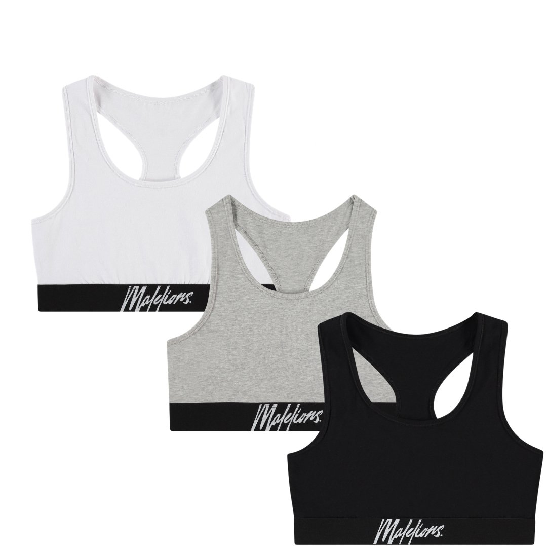 Malelions Malelions Women Bralette 3-Pack Divers
