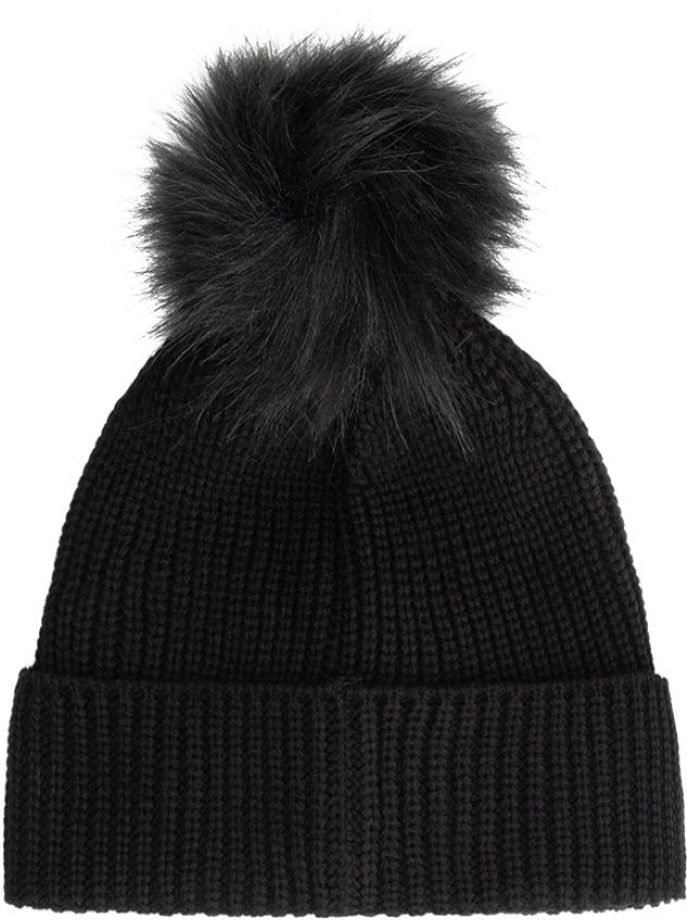 Malelions Women Knitted Beanie Zwart