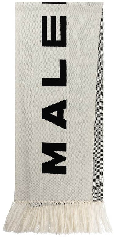 Malelions Malelions Women Logo Scarf Beige