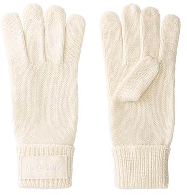 Malelions Malelions Women Logo Gloves Beige