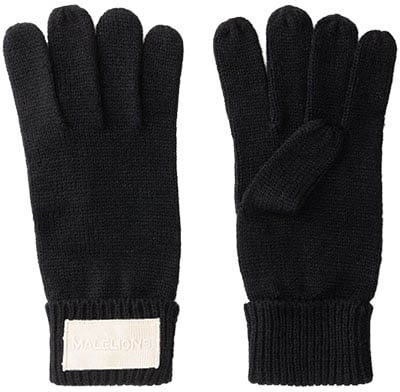 Malelions Malelions Women Logo Gloves Zwart