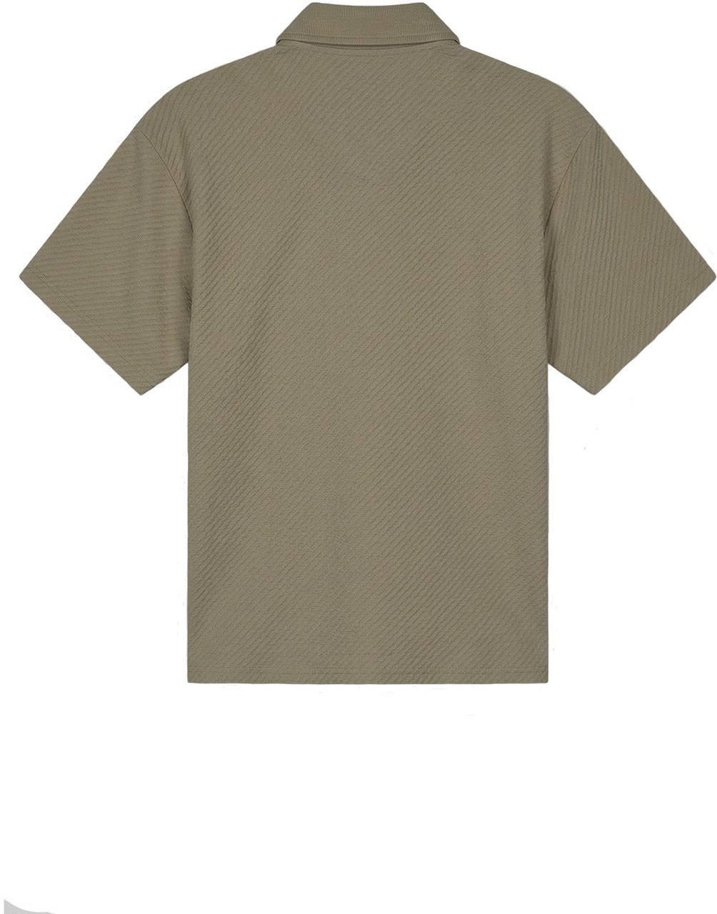 Malelions  Diagonal Seersucker Shirt MMA40026007 Dark Sage 43022 Divers