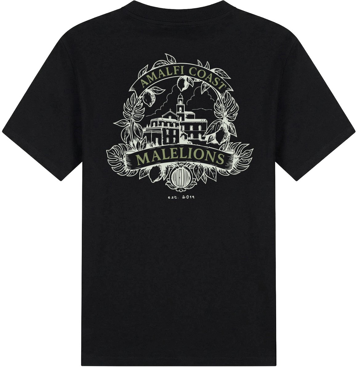 Malelions Men Dolce Vita T-Shirt Zwart