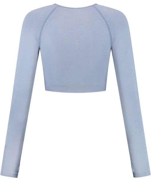 Malelions Malelions Women Sport Seamless Crop Top Blauw