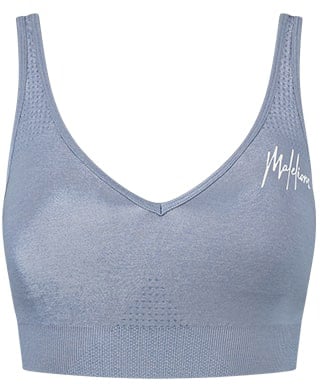 Malelions Malelions Women Sport Seamless Bra Blauw