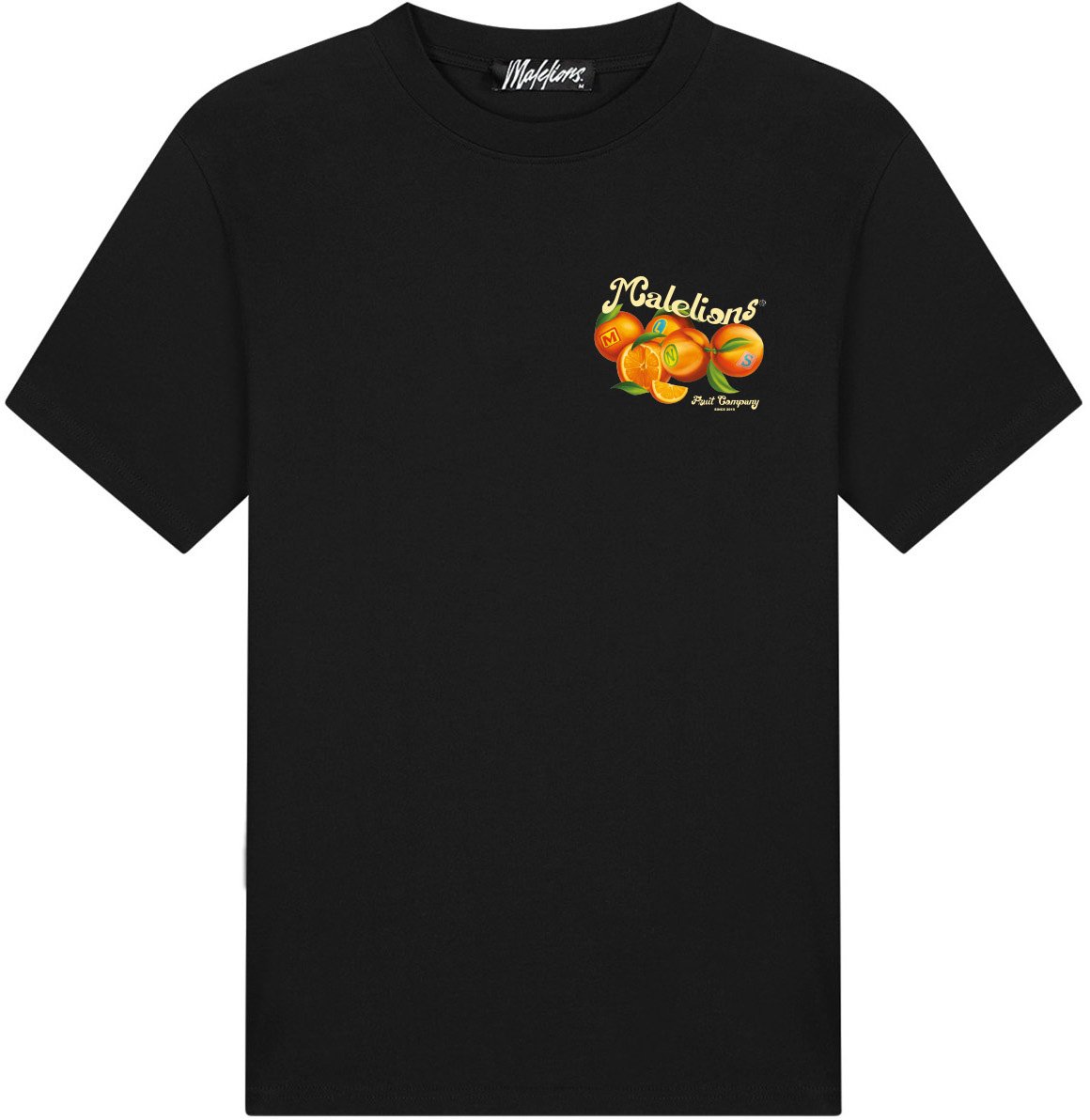 Malelions  Fruit Company T-Shirt MMA40026047 Black 49001 Zwart