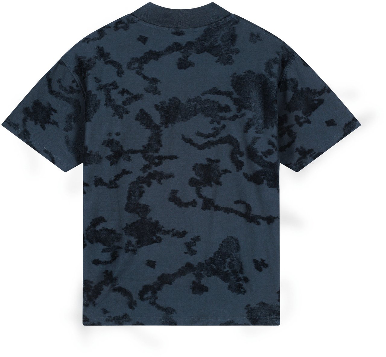 Malelions Men Jacquard T-Shirt Blauw