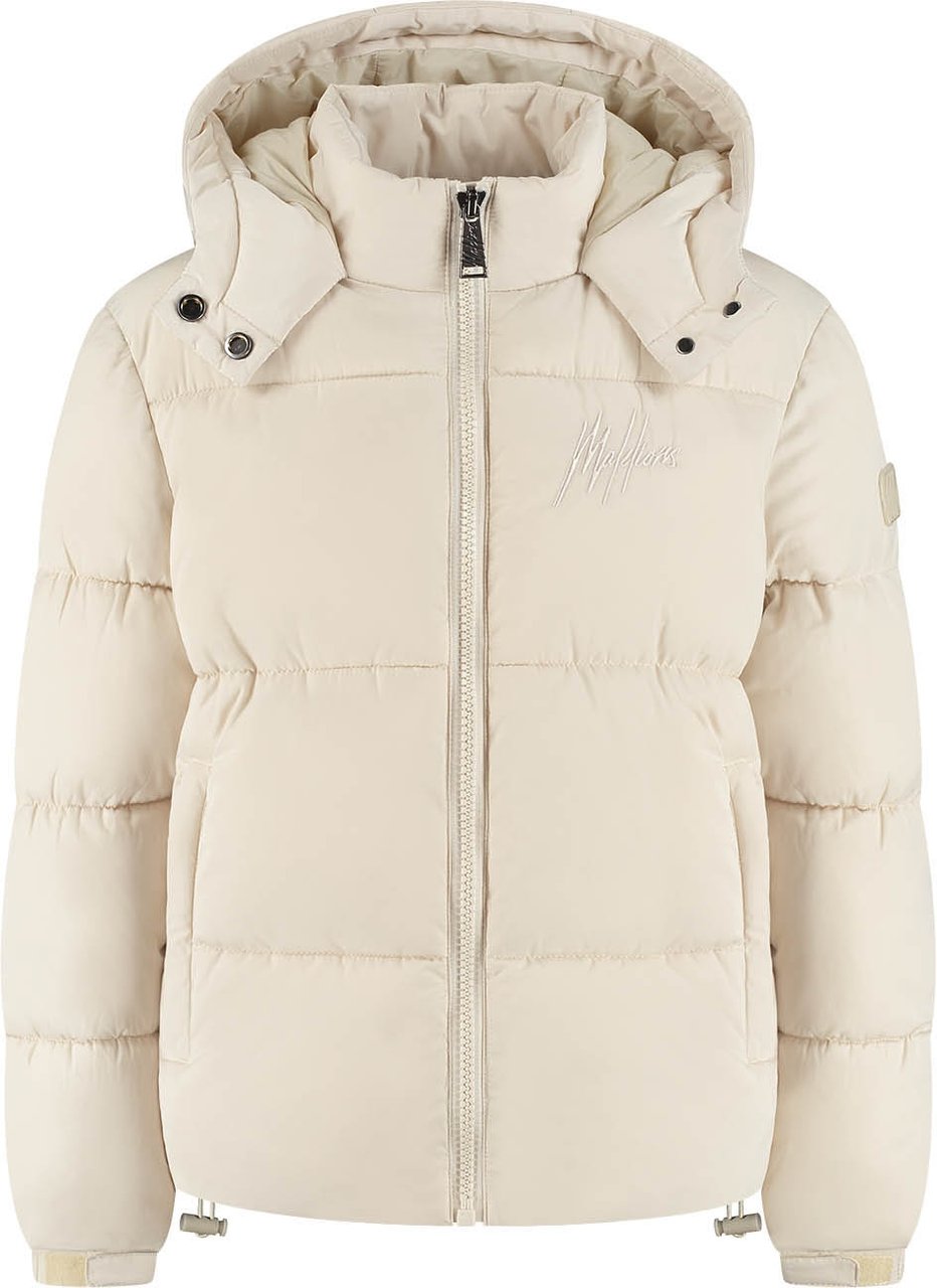 Malelions Malelions Junior Girls Signature Puffer Jacket Beige
