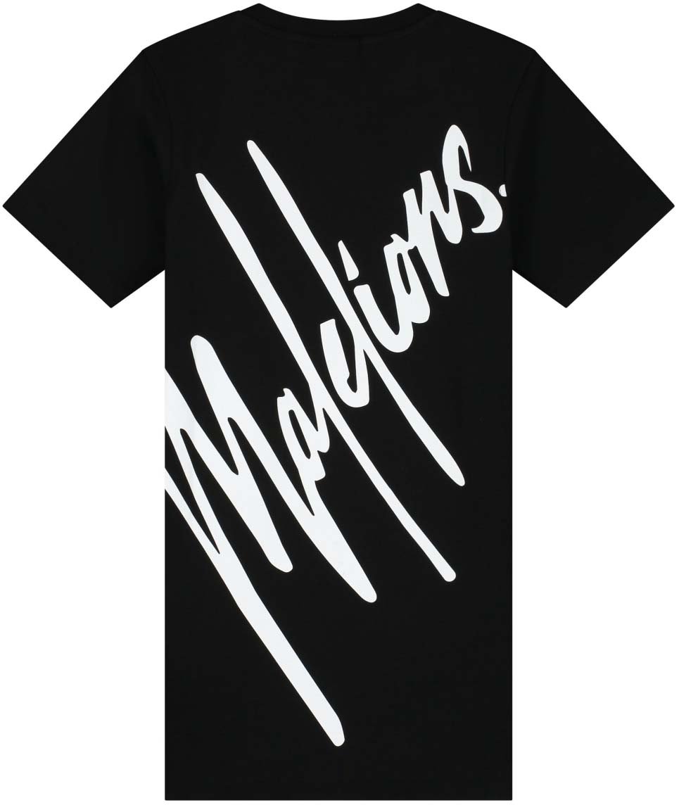 Malelions Malelions Junior Girls Firma T-Shirt Dress Zwart