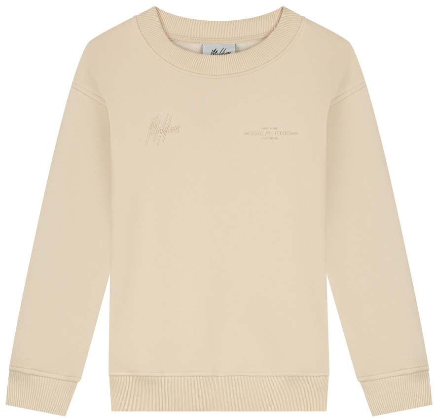 Malelions Malelions Junior Girls Members Brand Sweater Beige