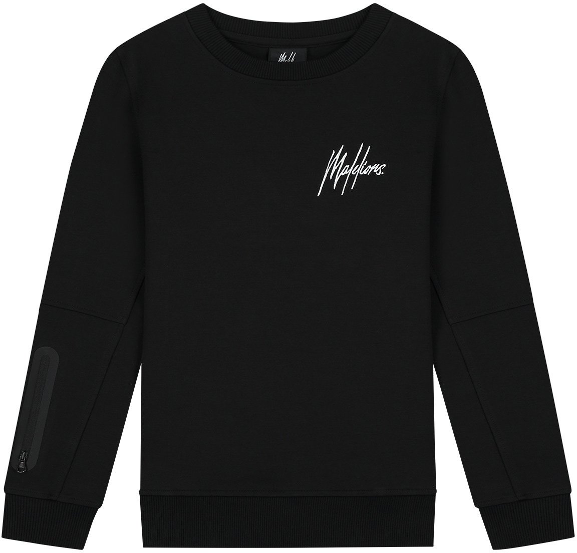 Malelions Malelions Junior Sport Counter Sweater Zwart