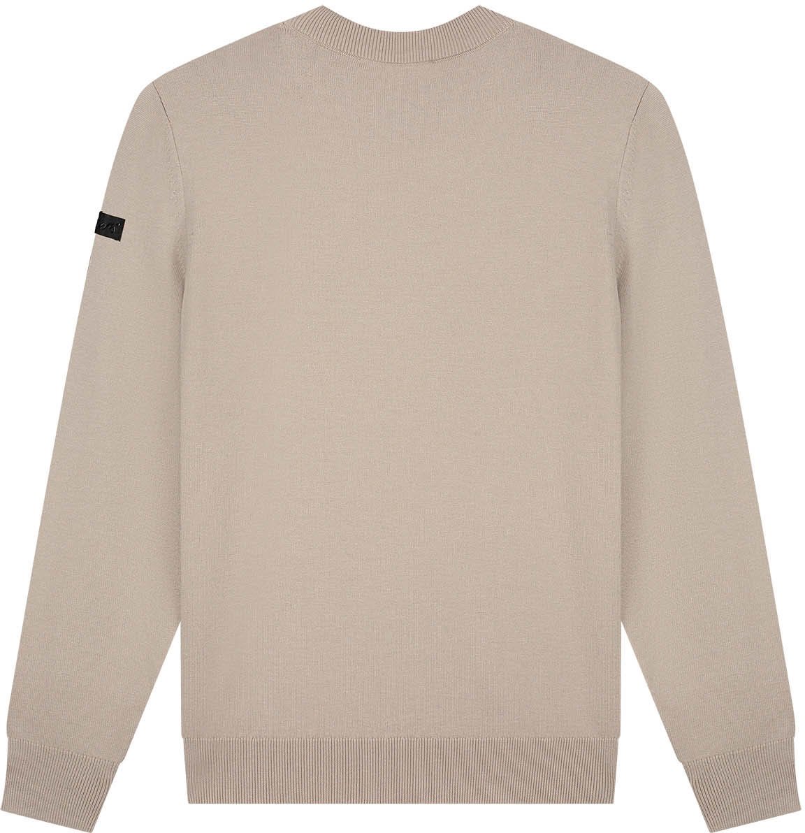 Malelions Men Knitted Crewneck Beige