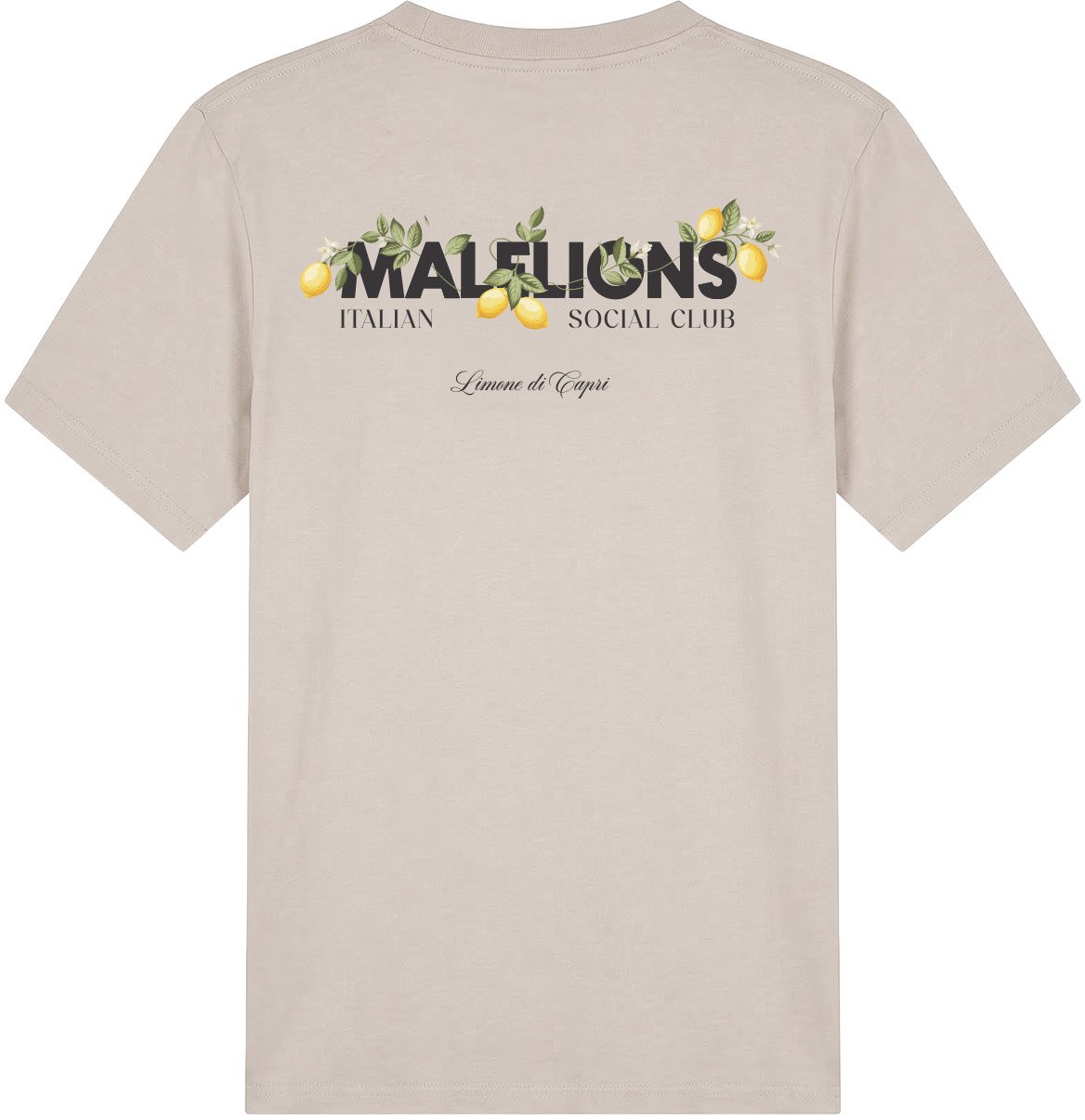Malelions Men Limone Di Capri T-Shirt Taupe