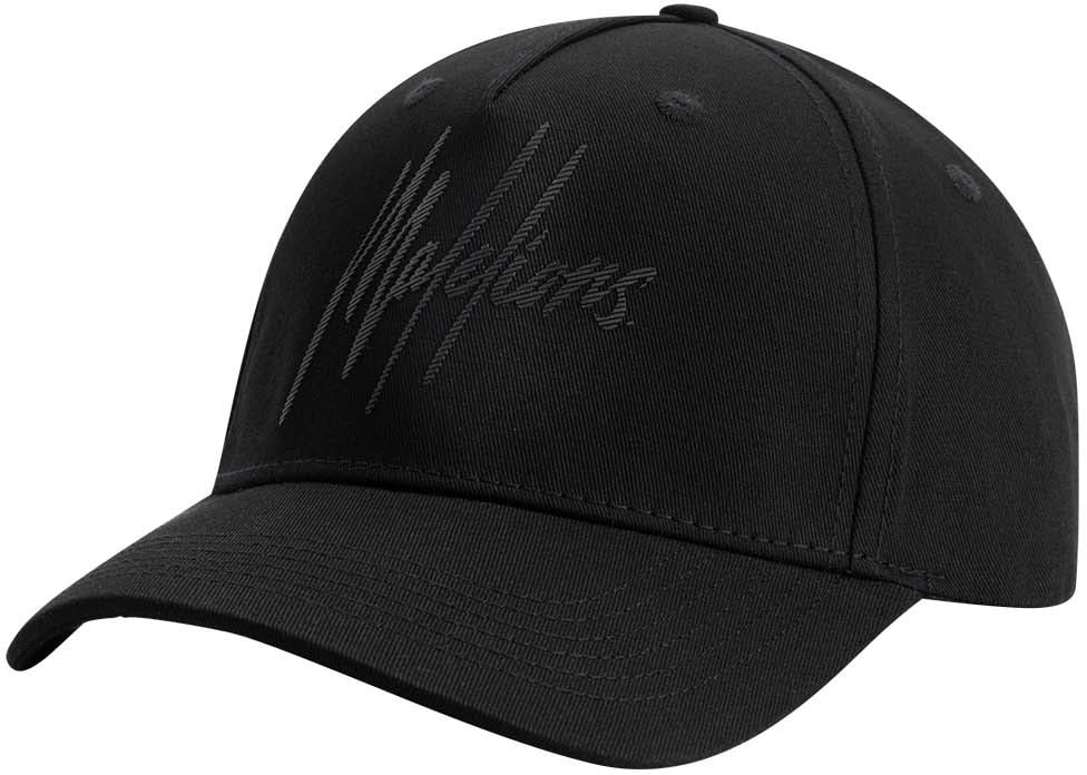 Malelions Malelions Men Striped Signature Cap Zwart