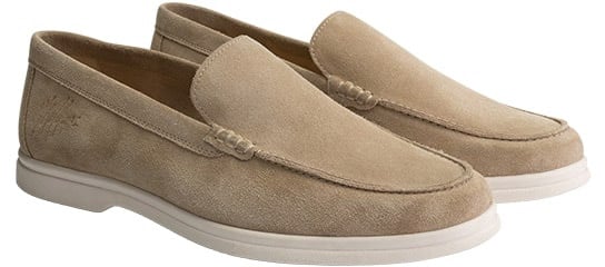 Malelions Malelions Men Low Top Signature Loafers Beige