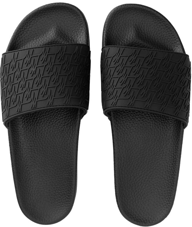 Malelions Malelions Men Monogram Slides Zwart