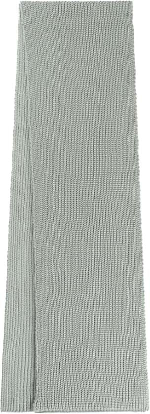 Malelions Malelions Men Ribbed Logo Scarf Groen