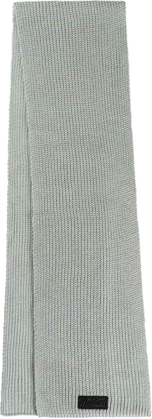Malelions Malelions Men Ribbed Logo Scarf Groen
