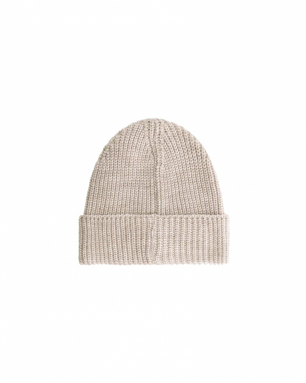 Malelions Malelions Men Ribbed Logo Beanie Taupe