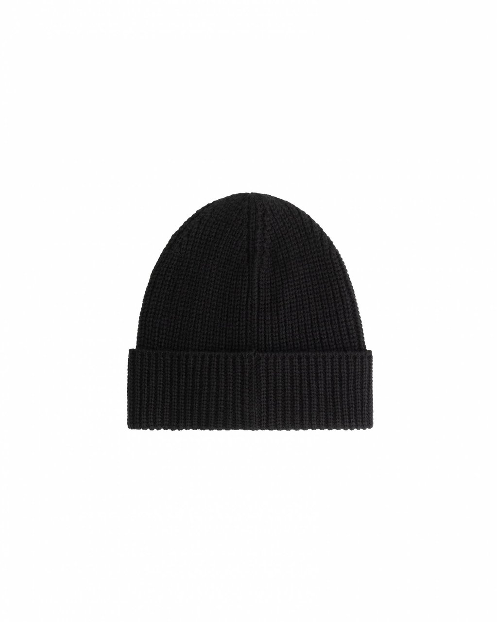 Malelions Malelions Men Ribbed Logo Beanie Zwart