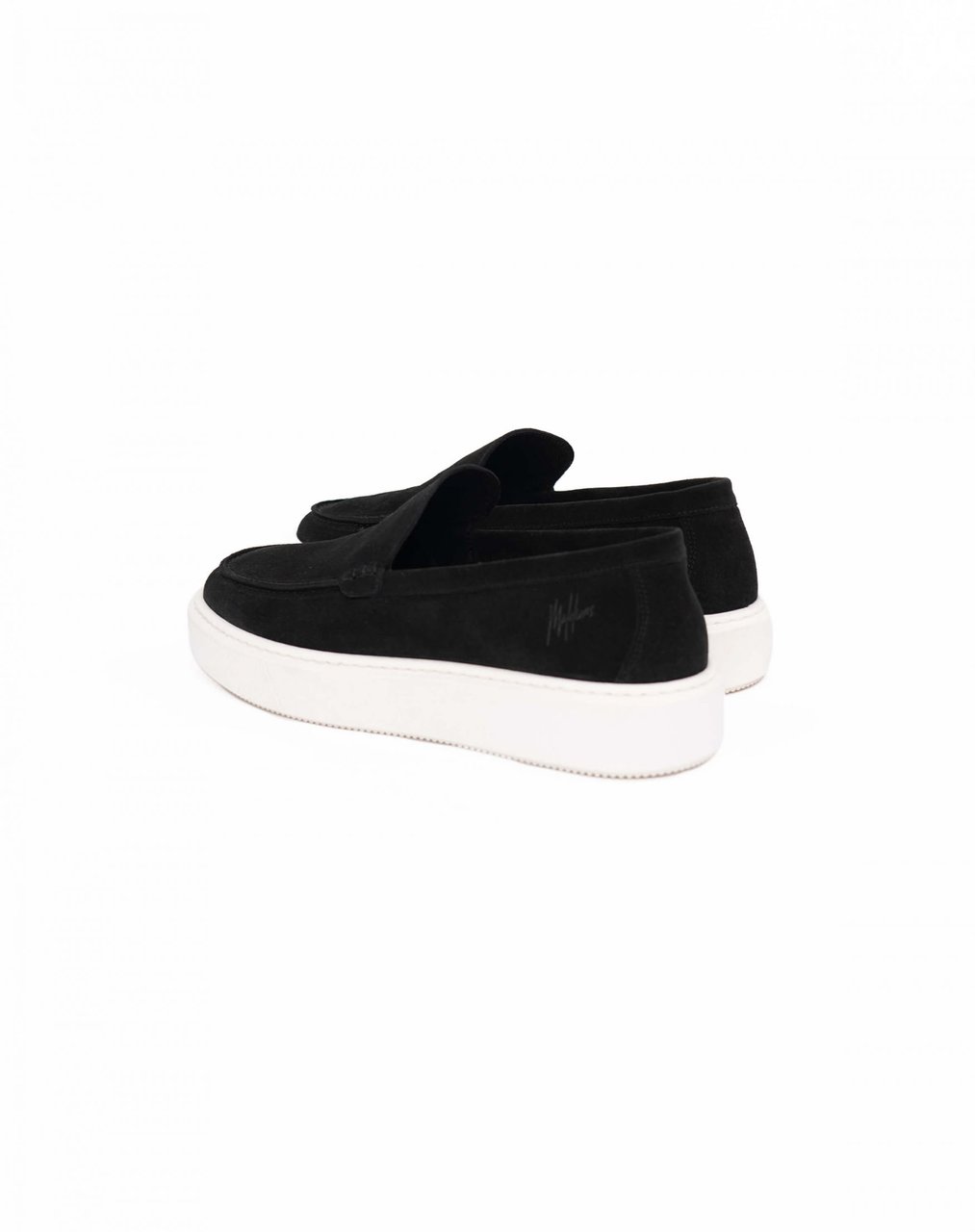 Malelions Malelions Men Low Top Cup Loafers Zwart