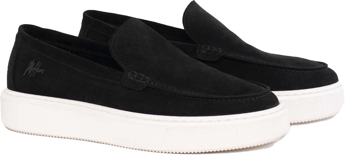 Malelions Malelions Men Low Top Cup Loafers Zwart