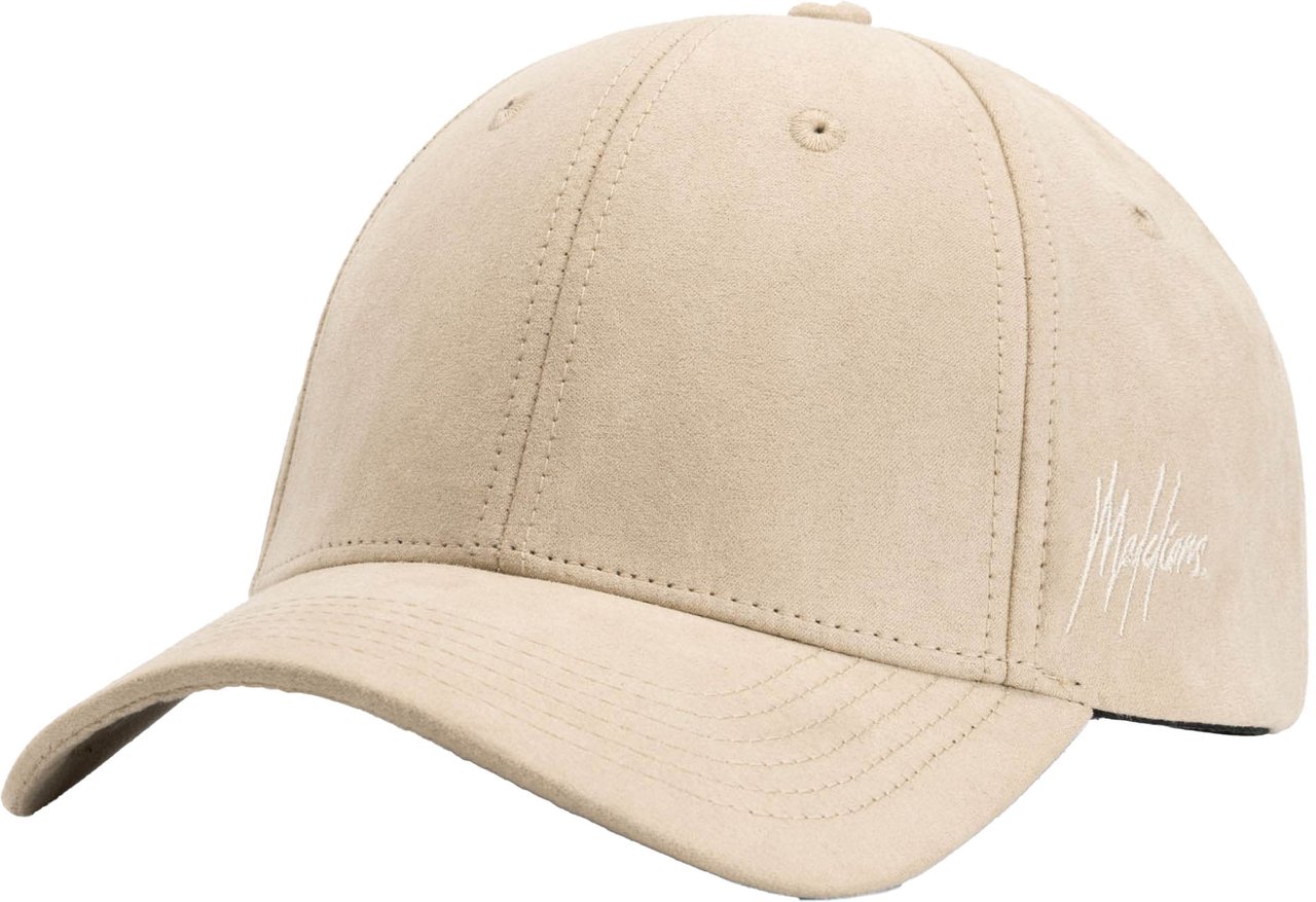 Malelions Malelions Men Suede Signature Cap Beige