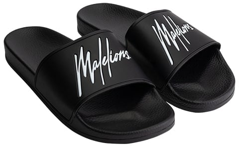 Malelions Malelions Men Signature Slides Zwart