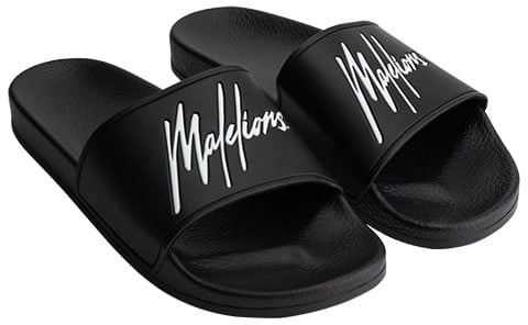 Malelions Malelions Men Signature Slides Zwart