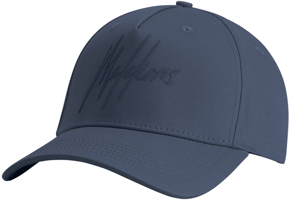 Malelions Malelions Men Striped Signature Cap Blauw