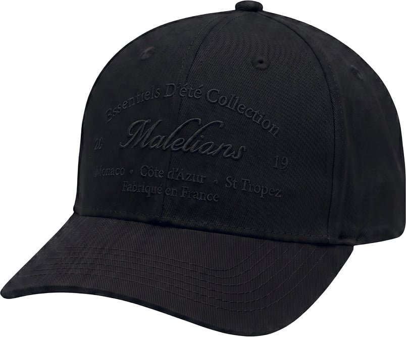 Malelions Men Marina Baseball Cap Zwart