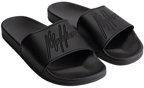 Malelions Men Signature Slides Zwart