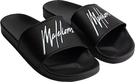 Malelions Malelions Men Signature Slides Zwart