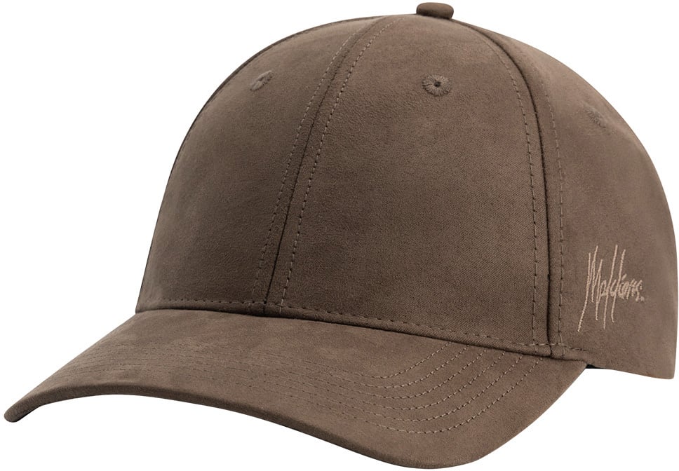 Malelions Men Suede Signature Cap Bruin