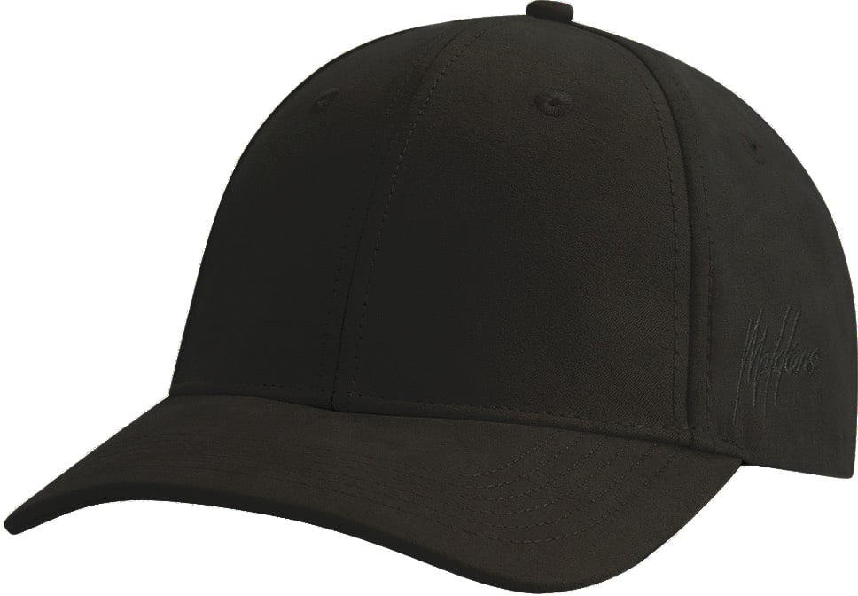 Malelions Men Suede Signature Cap Zwart